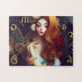 Die Zeit Behalte, die künstlerische Intelligenz zu Puzzle