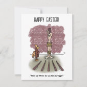 Die Zeit bis Ostern-Flachkarte (Vorderseite)