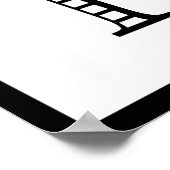 Die Zeit, Champagner zu trinken und auf dem Tisch Poster (Ecke)