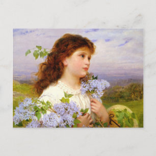 Die Zeit der Lilacs von Sophie Anderson Postkarte