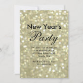 Die Zeit des Goldneuen Jahres, Champagne-Einladung Einladung (Rückseite)