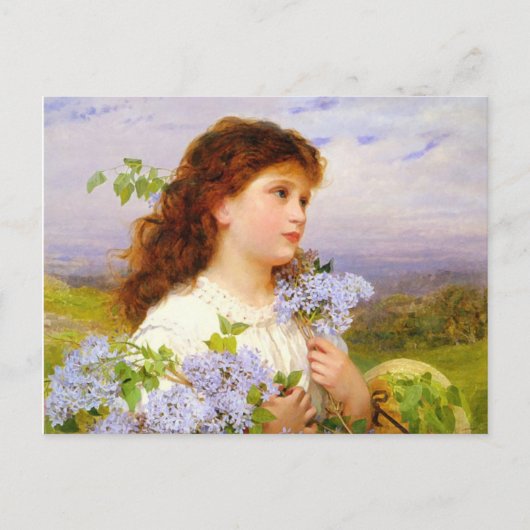 Die Zeit des Lilics Sophie Anderson PC Postkarte (Vorderseite)