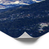 Die Zeit des Niedergangs im farbenfrohen Felsgebir Poster (Ecke)