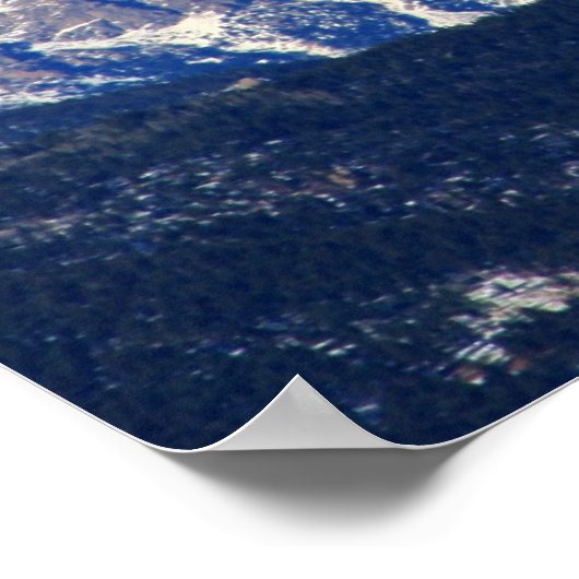 Die Zeit des Niedergangs im farbenfrohen Felsgebir Poster (Ecke)