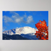 Die Zeit des Niedergangs im farbenfrohen Felsgebir Poster (Vorne)