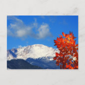 Die Zeit des Niedergangs im farbenfrohen Felsgebir Postkarte (Vorderseite)