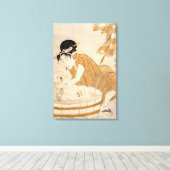 Die Zeit des Todes, der Edo Leinwanddruck (Insitu (Holzboden))