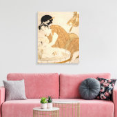 Die Zeit des Todes, der Edo Leinwanddruck (Insitu (Wohnzimmer))