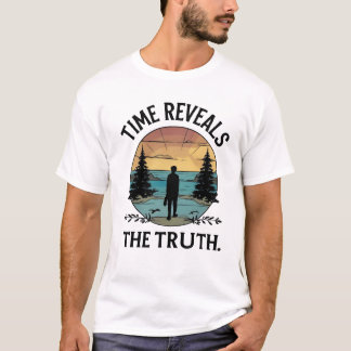 Die Zeit enthüllt die Wahrheit - Natur-Reflektions T-Shirt