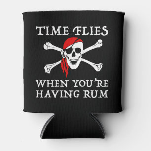 Die Zeit fliegt, wenn man Rum hat Dosenkühler