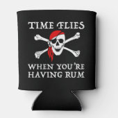 Die Zeit fliegt, wenn man Rum hat Dosenkühler (Rückseite)