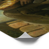 Die Zeit für die Kaminfeuer Poster (Ecke)