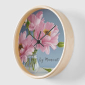 Die Zeit für eine florale Wanduhr wird geblockt, u (Winkel)