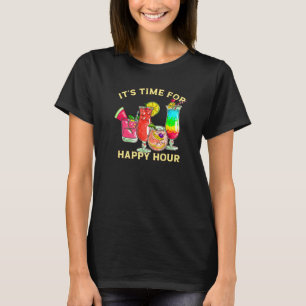 Die Zeit für einen guten Stunden Cocktail Barista T-Shirt