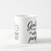Die Zeit Gottes ist perfekt 15 Oz Kaffee Tasse (Mittel)