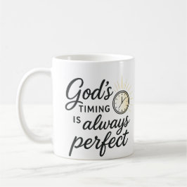 Die Zeit Gottes ist perfekt 15 Oz Kaffee Tasse