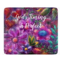 Die Zeit Gottes ist perfekt Abstrakt rosa und blas