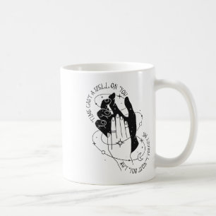 Die Zeit hat einen Zauber auf dich geworfen, aber  Kaffeetasse
