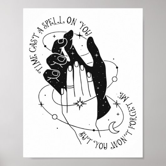 Die Zeit hat einen Zauber auf dich geworfen, aber  Poster (Vorne)