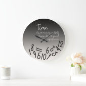 Die Zeit hat keinen Sinn, die dunkle Beige, die ak Große Wanduhr (Zuhause)