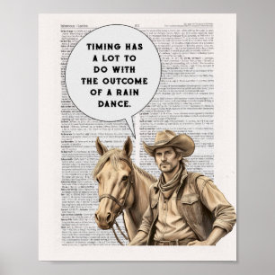 Die Zeit hat viel zu tun/das Ergebnis eines Regent Poster