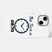 Die Zeit ist 09_70.w Case-Mate iPhone Hülle (Rückseite (Horizontal))