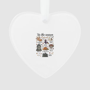 Die Zeit ist Halloween Hexe Kürbis Schädel_1 Ornament