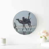 Die Zeit ist wie eine Flut, wenn man einmal versch Große Wanduhr (Zuhause)