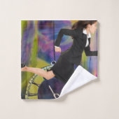 Die Zeit läuft aus Badhandtuch Set (Waschlappen)