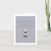 Die Zeit läuft aus Karte (Vorderseite)