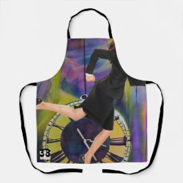 Die Zeit läuft aus Schürze