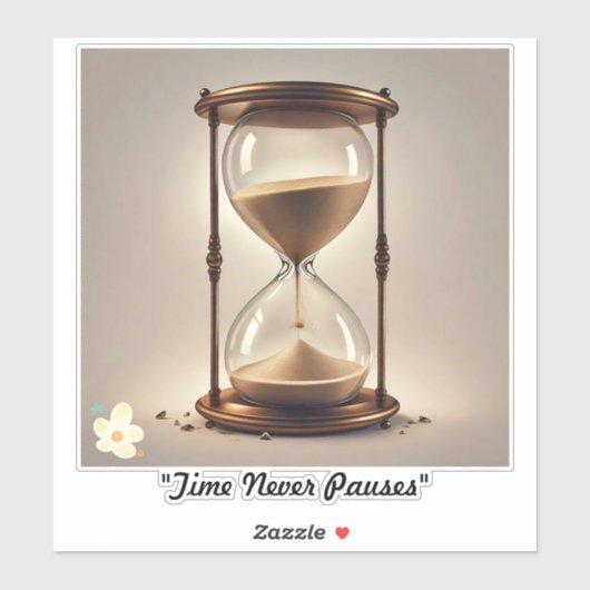 "Die Zeit spisper" Aufkleber (Blatt)