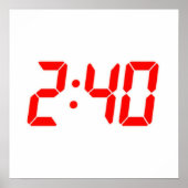 Die Zeit um 2:40 Poster (Vorne)