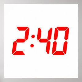 Die Zeit um 2:40 Poster