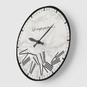 Die Zeit vergeht... Große Wanduhr (Winkel)