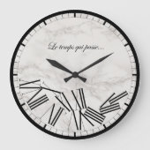 Die Zeit vergeht... Große Wanduhr (Vorderseite)