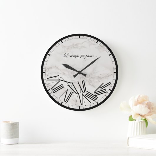 Die Zeit vergeht... Große Wanduhr (Zuhause)