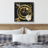 Die Zeit vergeht Leinwanddruck (Insitu (Schlafzimmer))