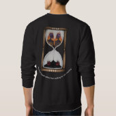 Die Zeit vergeht. Sweatshirt (Rückseite)