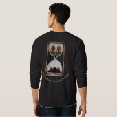 Die Zeit vergeht. Sweatshirt (Schwarz voll)