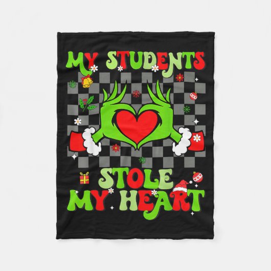 Die Zeit Weihnachten Lustig Meine Schüler Haben Mi Fleecedecke (Vorderseite)