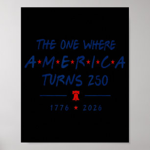 Die Zeit, wenn Amerika 250 wird 1776 2026 Poster
