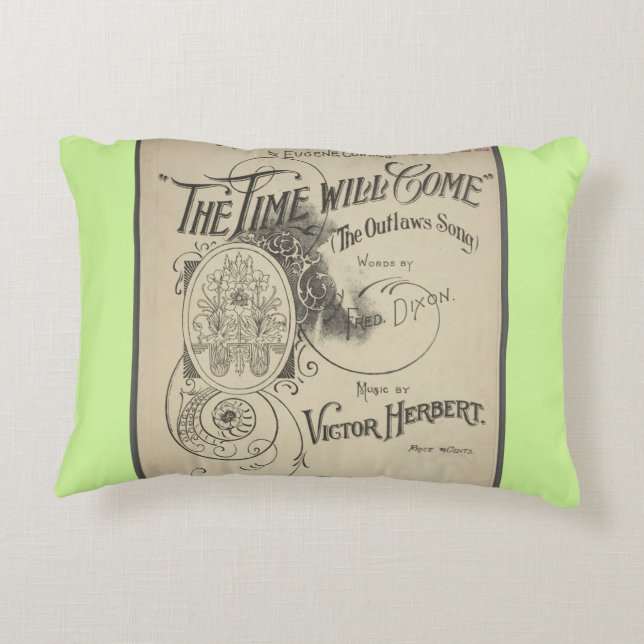 Die Zeit wird kommen - Accent Pillow - HAMbyWG Dekokissen (Rückseite)
