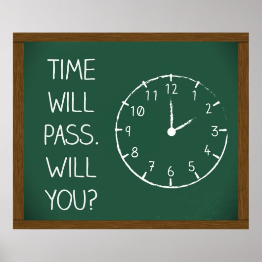 Die Zeit wird vergehen, oder? Poster (Vorne)