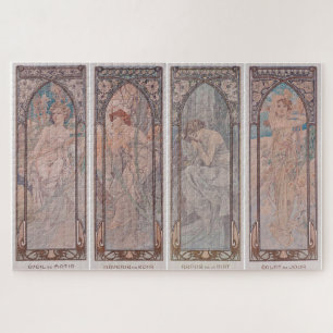 Die Zeiten des Tages 1899: Ein Jugendstil von Much Puzzle