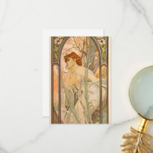 Die Zeiten des Tages, Abend-Beifall, 1899 Dankeskarte