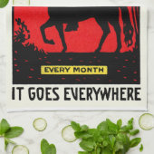 Die Zeiten Kubas 1920 Geschirrtuch (Gefaltet)