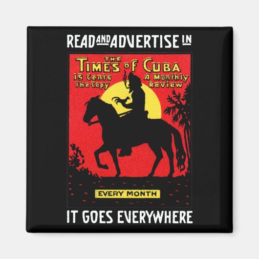 Die Zeiten Kubas 1920 Magnet (Vorne)