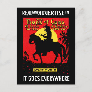 Die Zeiten Kubas 1920 Postkarte