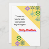 Die Zeiten sind hart 2020 Weihnachten (Vorne/Hinten)